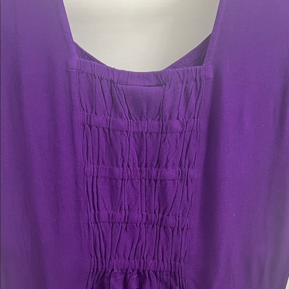 โจ Boho Purple Long Sleeve Dress โ Festival, Renaissance Fair, Embroidered Magic - Picture 12 of 14